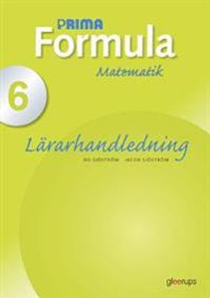 Prima Formula 6 Lärarhandl 1:a uppl | 1:a upplagan