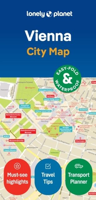 Lonely Planet Vienna City Map | 0:e upplagan