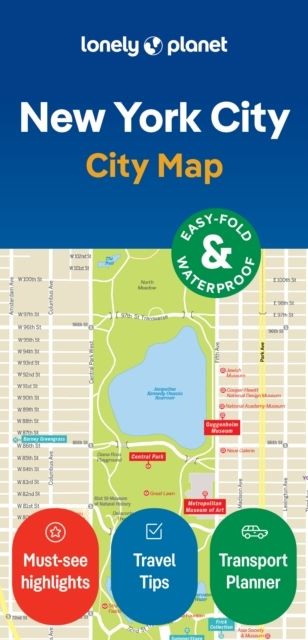 Lonely Planet New York City Map | 0:e upplagan