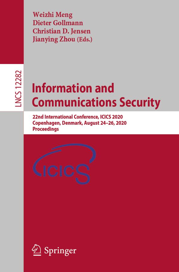 Information and Communications Security | 1:a upplagan