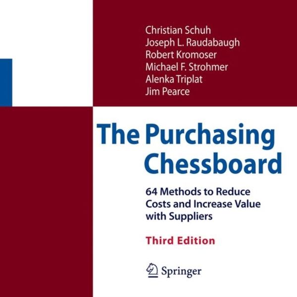The Purchasing Chessboard : 64 Methods to Reduce Costs and Increase Value | 3:e upplagan