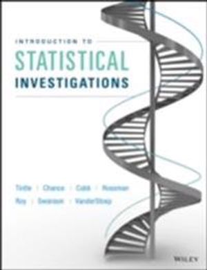 Introduction to Statistical Investigations | 1:a upplagan