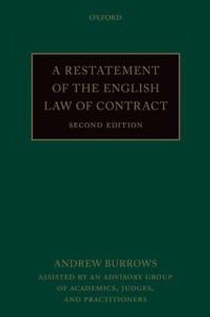 A Restatement of the English Law of Contract