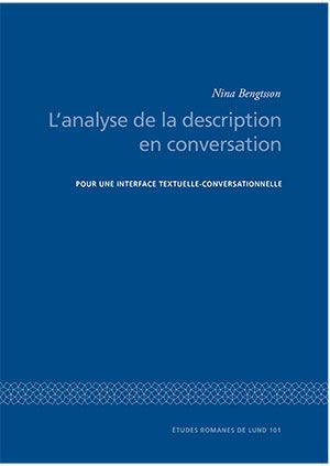 L’analyse de la description en conversation | 0:e upplagan