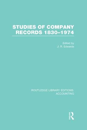 Studies of Company Records (RLE Accounting) | 1:a upplagan