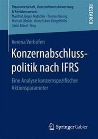 Konzernabschlusspolitik nach IFRS | 1:a upplagan