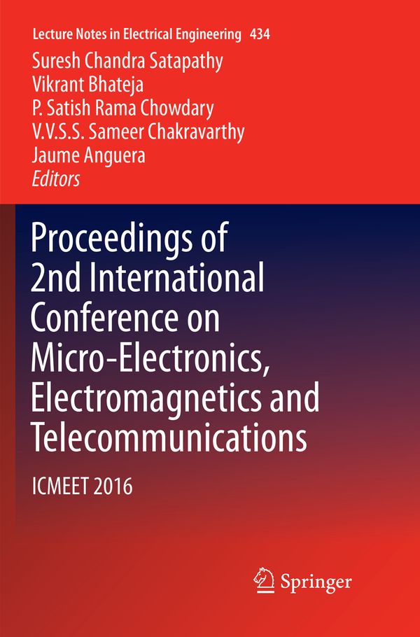 Proceedings of 2nd International Conference on Micro-Electronics, Electromagnetics and Telecommunications | 1:a upplagan