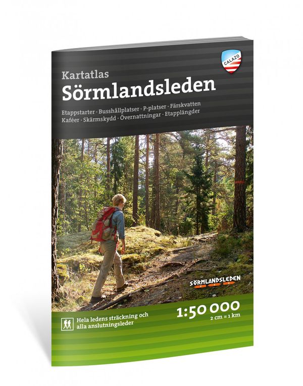 Kartatlas Sörmlandsleden 1:50 000 | 0:e upplagan