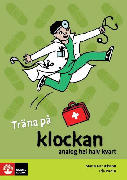 Träna på matte Klockan analog hel,halv,kvart (5-pack) | 1:a upplagan