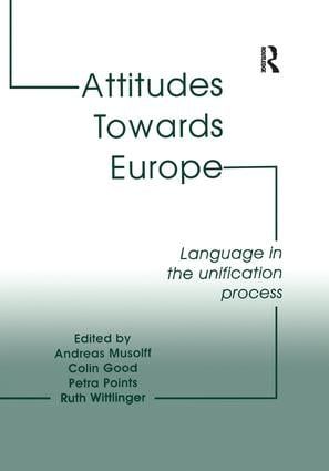Attitudes Towards Europe | 1:a upplagan