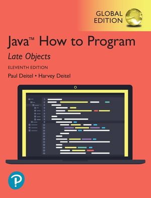 Java How to Program, Late Objects, Global Edition | 11:e upplagan