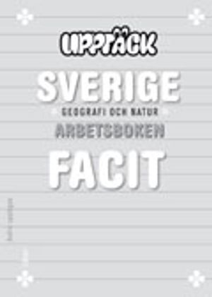 Upptäck Sverige Geografi Facit 5-pack | 1:a upplagan