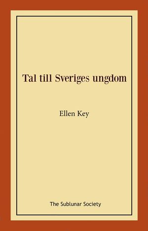 Tal till Sveriges ungdom