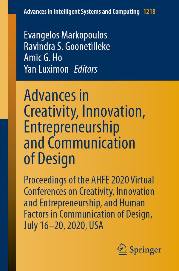 Advances in Creativity, Innovation, Entrepreneurship and Communication of Design | 1:a upplagan
