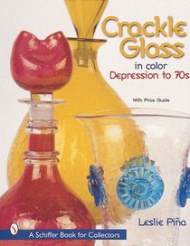 Crackle Glass In Color : Depression to '70s