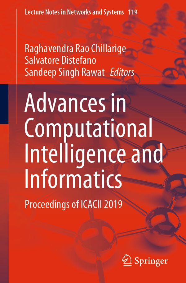Advances in Computational Intelligence and Informatics | 1:a upplagan