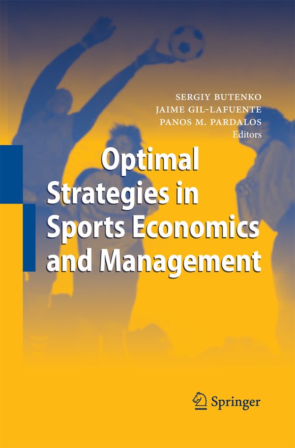 Optimal Strategies in Sports Economics and Management | 1:a upplagan
