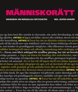 Människorätt : grundbok om mänskliga rättigheter | 1:a upplagan