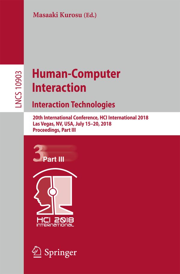 Human-Computer Interaction. Interaction Technologies | 1:a upplagan