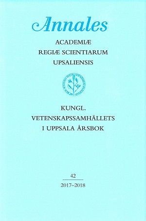 Kungl. Vetenskapssamhällets i Uppsala årsbok 42/2017-2018 | 0:e upplagan