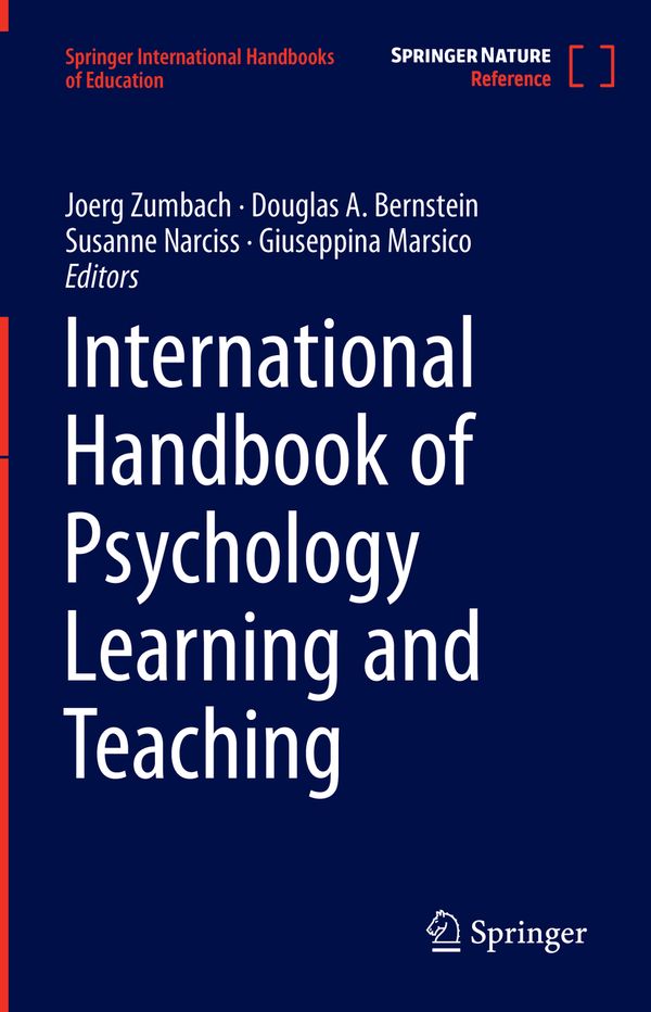 International Handbook of Psychology Learning and Teaching | 1:a upplagan