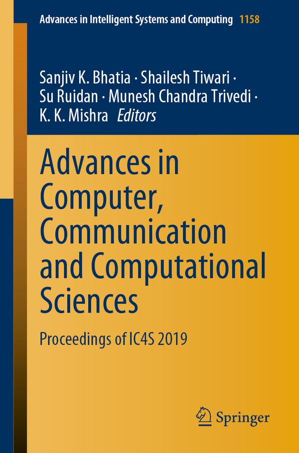 Advances in Computer, Communication and Computational Sciences | 1:a upplagan