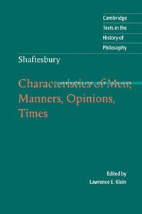 Characteristics of Men, Manners, Opinions, Times | 0:e upplagan