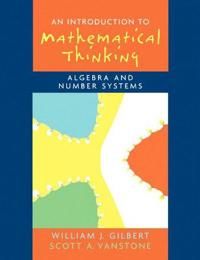 Introduction to Mathematical Thinking | 0:e upplagan