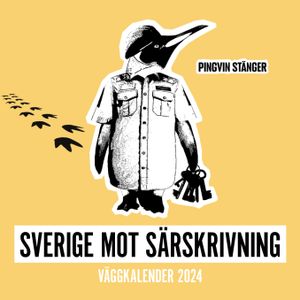 Sverige mot särskrivning - väggkalender 2024