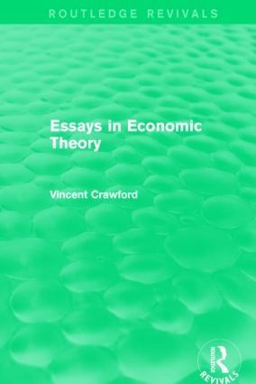 Essays in Economic Theory (Routledge Revivals) | 1:a upplagan
