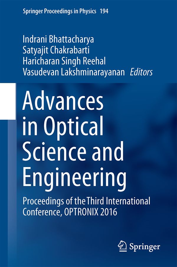 Advances in Optical Science and Engineering | 1:a upplagan