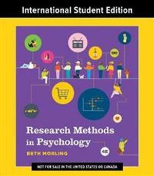 Research Methods in Psychology | 4:e upplagan