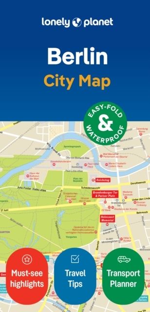 Lonely Planet Berlin City Map | 0:e upplagan