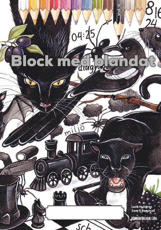 Block med blandat 10 - svart, 5-pack | 1:a upplagan