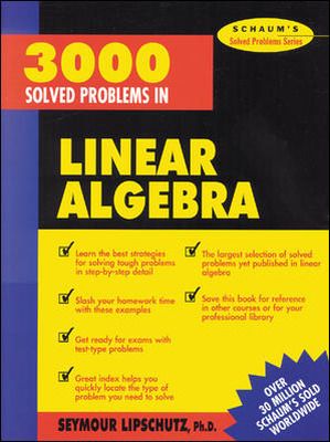 3000 Solved Problems in Linear Algebra | 0:e upplagan