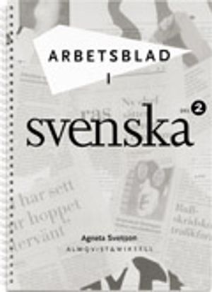 Arbetsblad i svenska Del 2 | 1:a upplagan