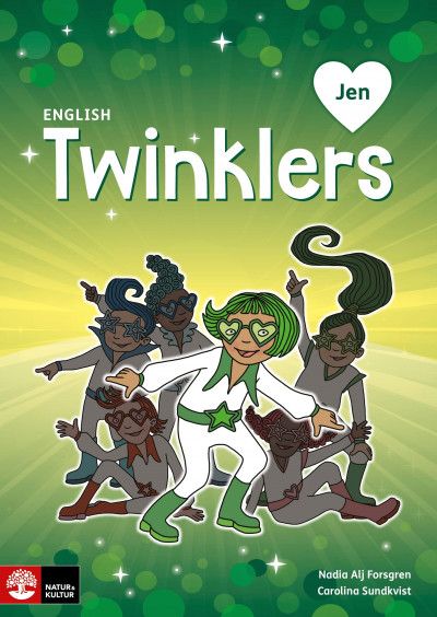 English Twinklers green Jen - Nadia Alj Forsgren - Carolina Sundkvist - Upplaga 1