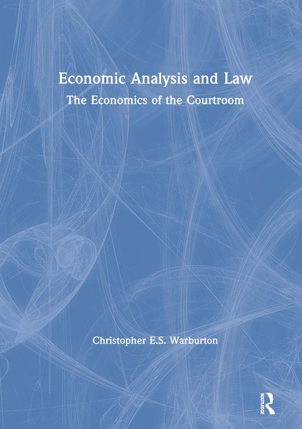 Economic Analysis and Law | 1:a upplagan
