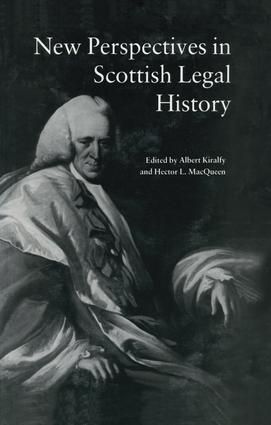 New Perspectives in Scottish Legal History | 1:a upplagan