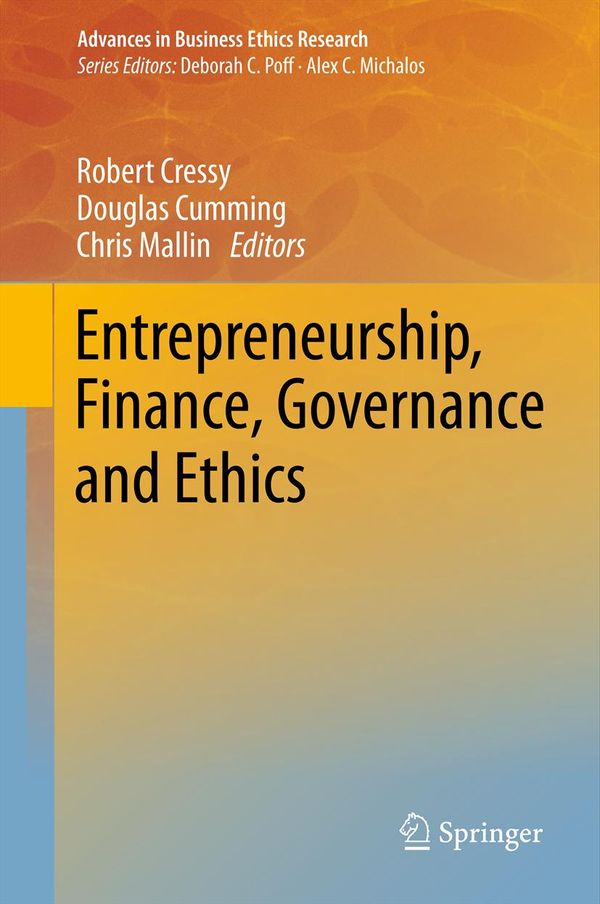 Entrepreneurship, Finance, Governance and Ethics | 1:a upplagan