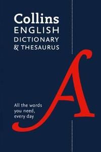 Collins english dictionary and thesaurus paperback edition - all-in-one sup
