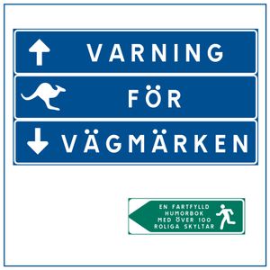 Varning för vägmärken | 1:a upplagan