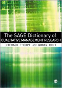 The SAGE Dictionary of Qualitative Management Research | 0:e upplagan