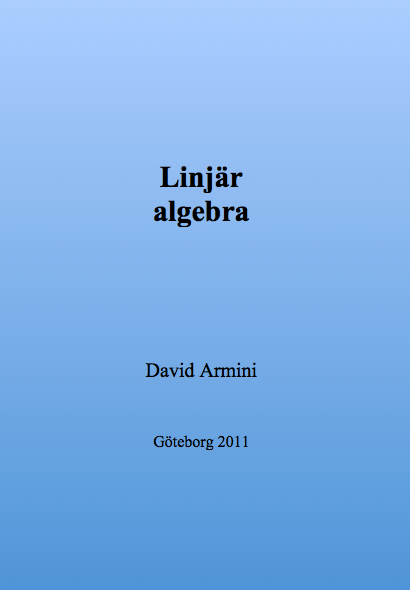 Linjär algebra | 4:e upplagan