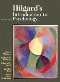 Hilgard's Introduction to Psychology | 13:e upplagan