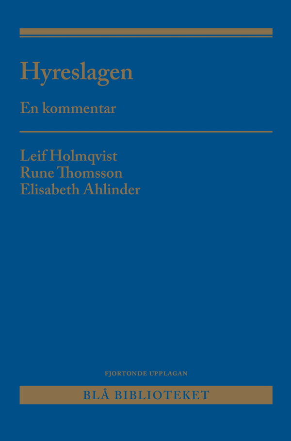 Hyreslagen : En kommentar | 14:e upplagan