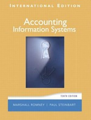 Accounting Information Systems, International Edition | 10:e upplagan