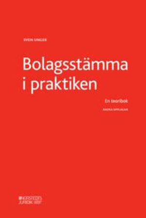 Bolagsstämma i praktiken : En teoribok |  2:e upplagan