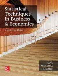 Statistical Techniques in Business & Economics | 0:e upplagan