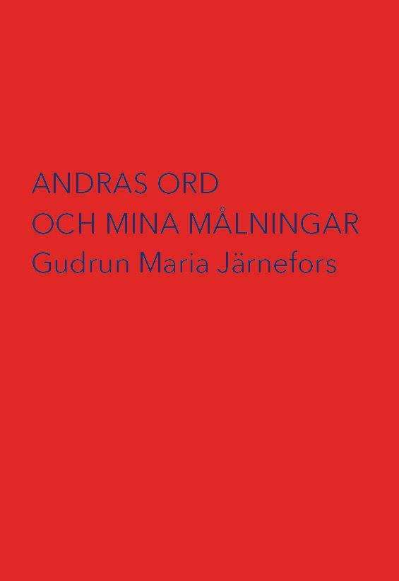 Andras ord om mina målningar | 0:e upplagan